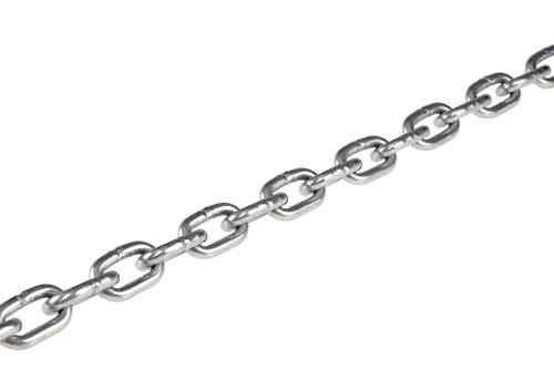 CHAIN 6mm link, 1 Metre Stainless Steel 316 Medium length