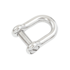 Dee shackle 6mm slot head stainless steel marine grade