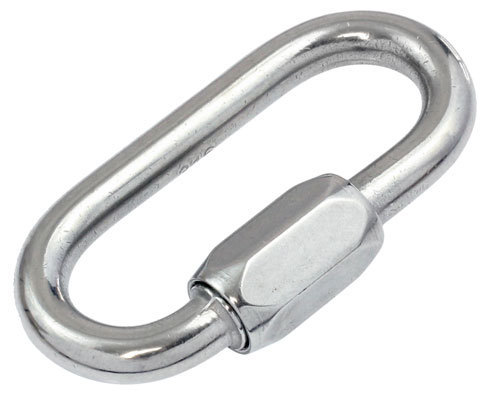 Quick link 6mm medium length stainless steel marine grade