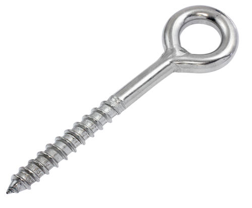 Welded Screw Eye M8 8mm 80mm- 55mm thread, overall 116mm