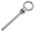 Eye bolt M10 - 100mm thread with collar BL 2600