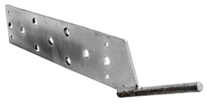 Fascia / rafter bracket 12MM Thread Galvanised