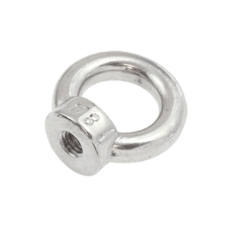 10mm Eye Nut 582 Type 316 Grade Stainless Steel