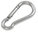 Snap Spring Hook 11mm 316 stainless steel marine grade overall 120mm