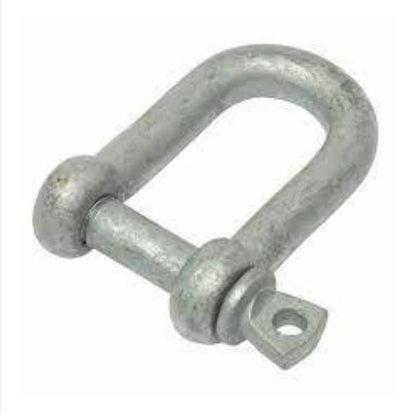 M8 Galvanised Dee shackle 8mm