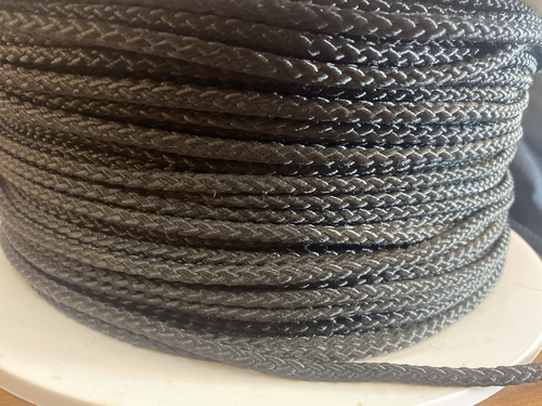 5mm Black Rope Polyester Venetian Blind Cord - 200M