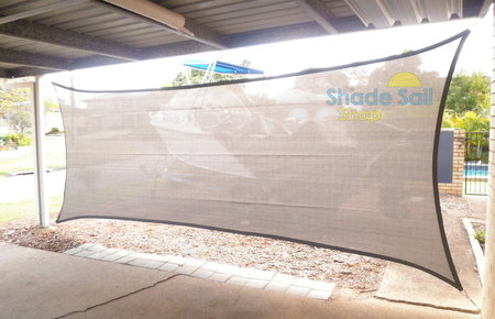 The 2x5 grey rectangle Shady Lady range in use here adding protection to the side of a carport. Thanks to Ali for sending in her pictures.\\n\\n16/09/2015 4:43 PM