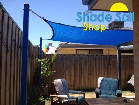 Glenn has install a 3x3m Square blue shade sail in his backyard. Using our stainless steel turnbuckles to connect the shade sail to the post. Looks Fantastic.\\n\\n16/11/2015 4:25 PM