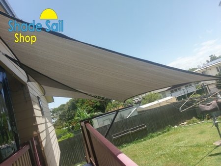 Thanks Suezy for your photo's. Using 2 of our shade sails to create this great look. Sizes 3x3.4.24m and 2.5x3m in grey in our Shady Lady range of Shade Sail. Looks fantastic!\\n\\n10/01/2017 1:31 PM