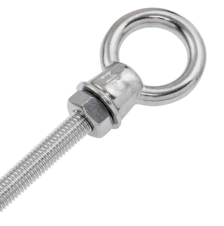 Eye Bolt With Nuts And Washers M10 X 200Mm Bzp Weatherproof  Pack Of 2 