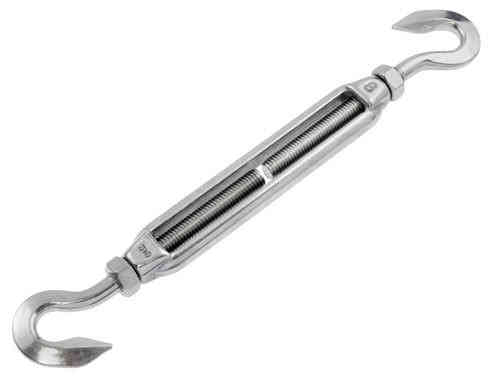 Turnbuckle 6mm Hook Hook stainless steel (Electropolished)