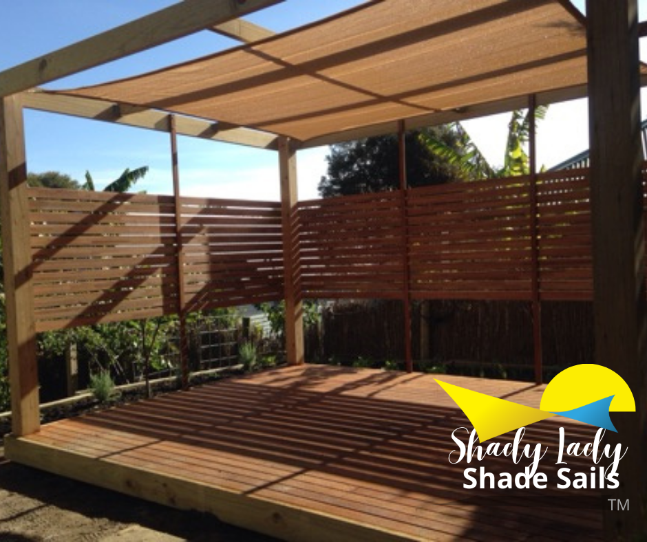 Shady Lady Square Shade Sail 280GSM Multi Sizes SAND BLACK GREY - Foto 9