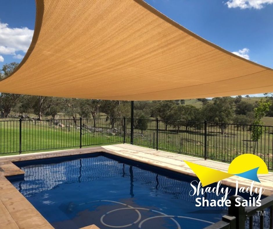Heavy Duty 2m X 5m Rectangle Shade Sail – 95% UV Block, 280GSM, Beige, 5-Year Durability 4 thumbnail image