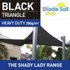 2 x 2 x 2 m BLACK Triangle The Shady Lady Range