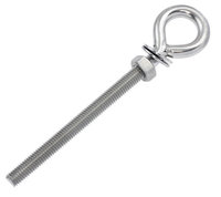 Eye bolt 12mm M12 - 145mm thread, 185mm up to eye B/L3500