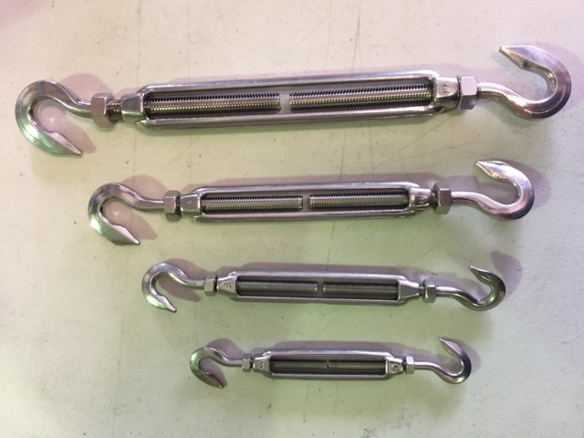 Light Duty Wire Rope Tension Stainless Steel Adjust Turnbuckle Turnbuckle for Sun Shade Sail LISHINE 10 Pack M6 Eye & Eye Turnbuckle Silver 