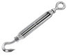 Turnbuckle 12mm Hook Eye stainless steel 316 (Electropolished)