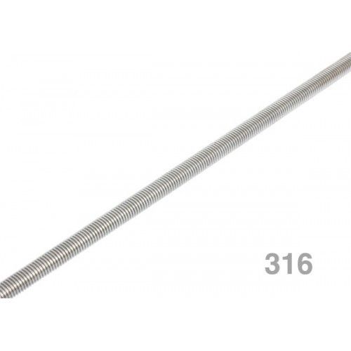 M10 Threaded Rod 316 stainless steel 1 metre long