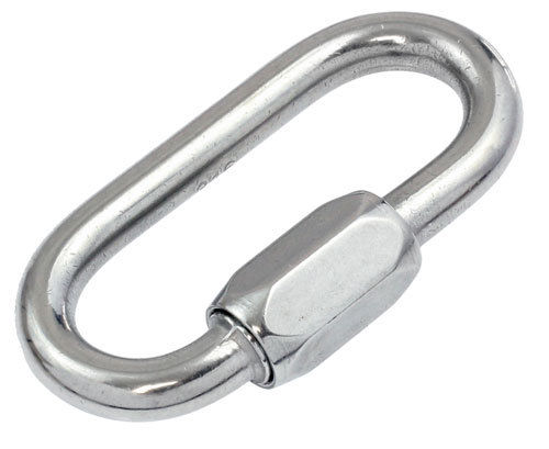 Quick link 4mm medium length stainless steel marine grade