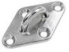 Pad Eye Diamond Plate 8mm stainless steel 67mm