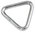 Triangle Ring 8mm 316 stainless steel marine grade