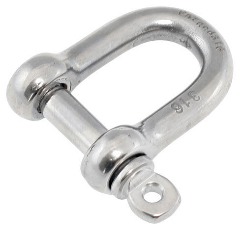 Dee shackle Forged 10mm stainless steel