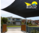 5 m x 9 m Rectangle BLACK The Shady Lady Shade Sail Range