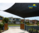 3.5 m x 4 m Rectangle BLACK The Shady Lady Shade Sail Range