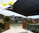 3.5 m x 4 m Rectangle BLACK The Shady Lady Shade Sail Range