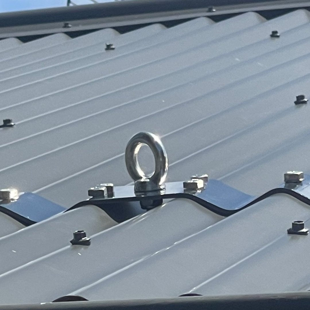 Rafter Bracket Corrugated Roof fixing Anchor (Including eye bolt 10M)