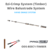 Ezi-Crimp DIY Wire Balustrade System (Timber) wire cable