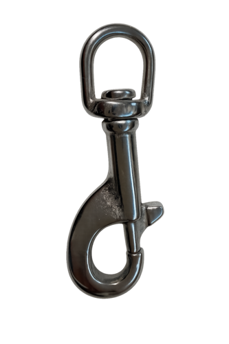 Bolt Snap (Swivel End) Length 64mm 3mm 316 stainless steel marine grade