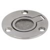 Round Flush Ring Pull  316 Marine Grade Stainless Steel Diameter 50mm BL