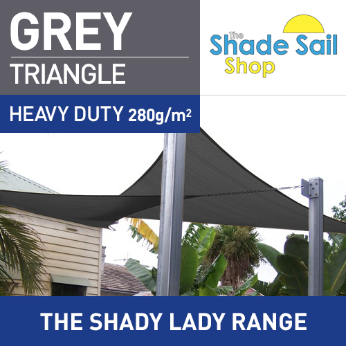 2 x 4 x 4.7m Triangle GREY The Shady Lady Range