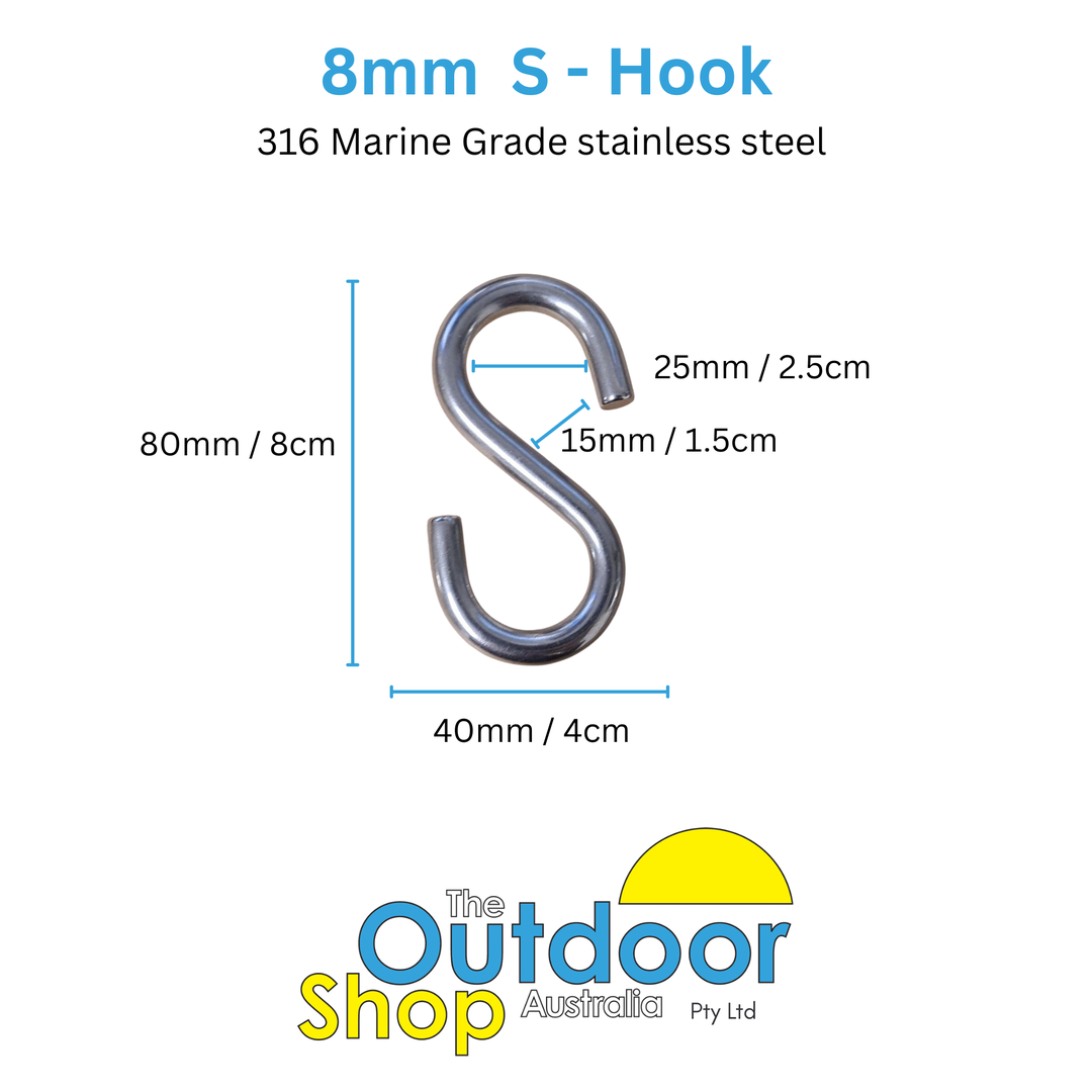 Hillman 0.3125 Stainless Steel S-Hook One_size | 35344 - View #7