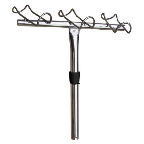 3-Way Fishing Rod holder - Starboard - 316 Stainless Steel