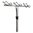 3-Way Snapper Racks Fishing Rod holder - Starboard - 316 Stainless Steel