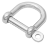 Dee Shackle Wide Cast 10mm stainless steel marine grade Cast