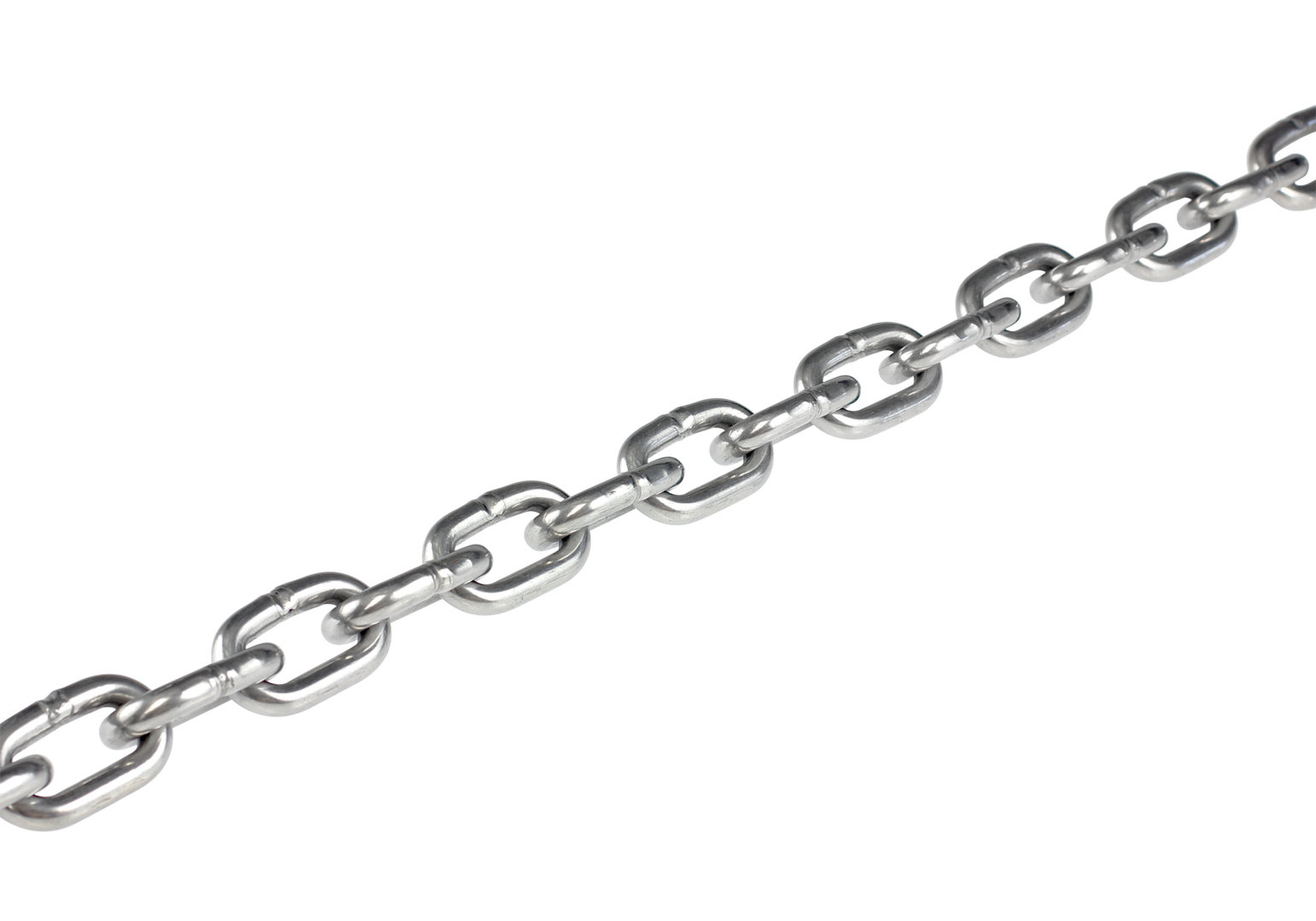 CHAIN 8mm link, 1 Metre Length Stainless Steel 316