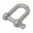 M5 Galvanised Dee shackle 5mm stainless steel