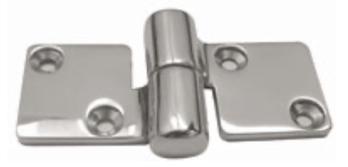 Take Apart Motor Box Hinge 1-1/2”x 3-1/2” Stainless steel 316