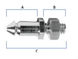 Super Spot Fastener - Double Stud with Screw/nut