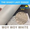 Waterproof PVC 1.2 X 2.5 Shady Lady Shade Sails Woy Woy WHITE (3.9 x 8.2 ft)