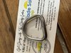 Dee Ring buckle 5mm suits 25mm webbing 316 stainless steel marine grade BL 800