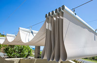 Retractable Shade Sail By Wave Canopi