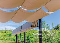 Retractable & Wave Shades Only DIY Pergola