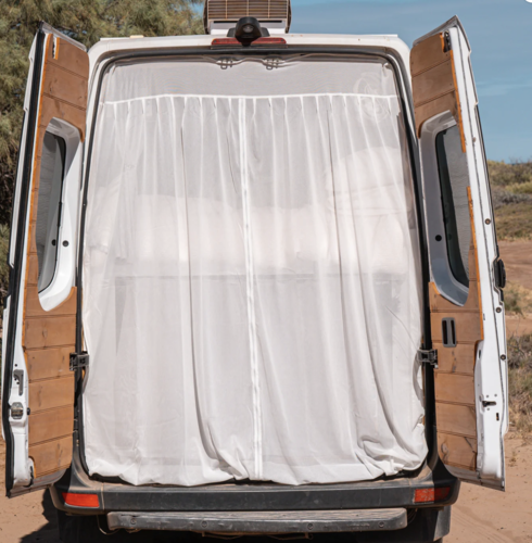 Magnetic Rear Door Fly Screen Standard Size 165x165cm for Vans