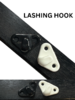 Lashing Rope or Bungee Hook White Nylon Tie Downs White - STAYPUT