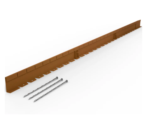 Formline Flexible 100mm x 2.2m Landscape Garden Edging - Weathering Steel