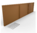 550mm x 2200mm Rigid Raised Garden Bed Edging Corten Steel